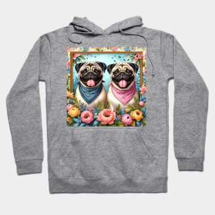 Pug Dog Smiles Hoodie